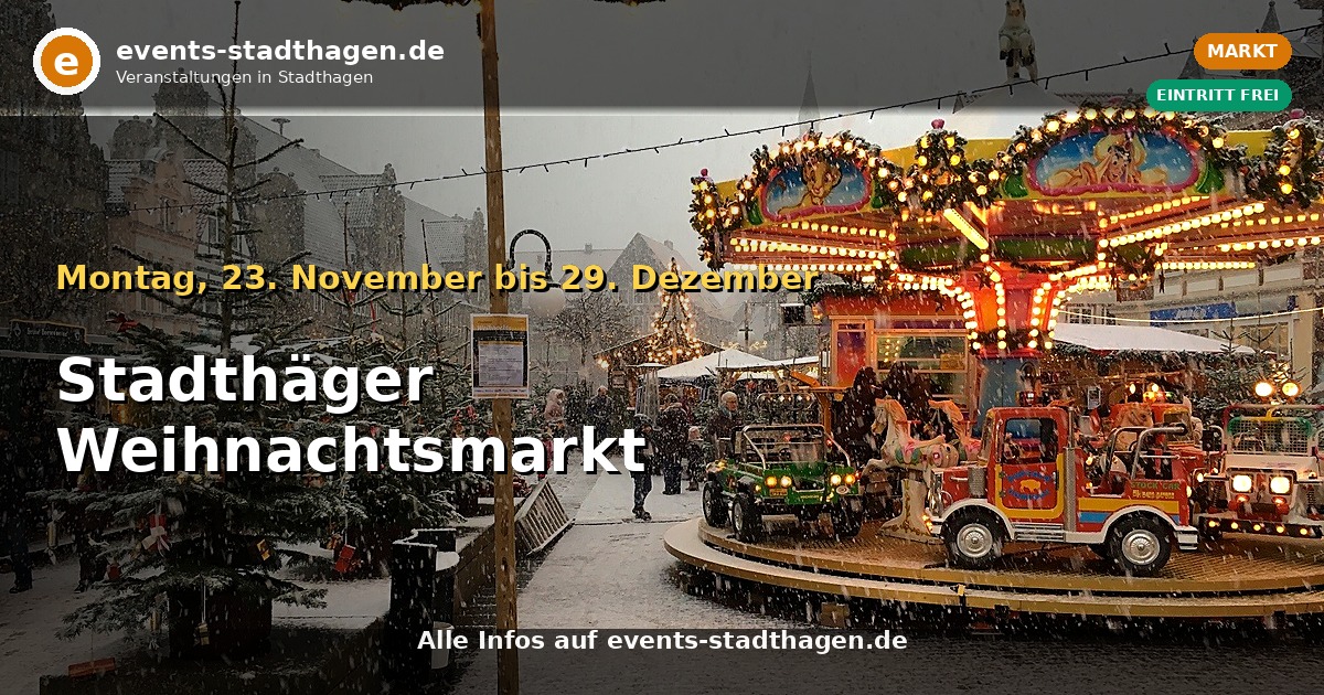 Stadthäger Weihnachtsmarkt